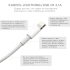 Кабель Lightning - USB 1м 2.1A